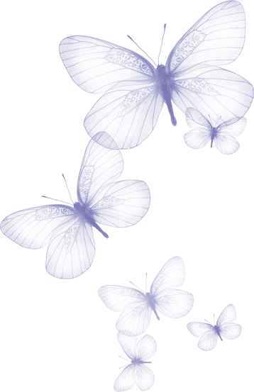 neon butterflies